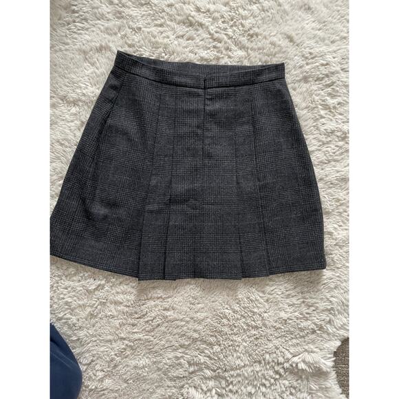 VTG Wool Blend Plaid Kilt Mini Skirt 90s Small - Picture 3 of 5